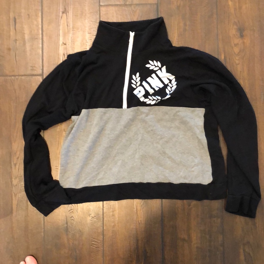 PINK Victoria’s Secret 1/4 Zip-Up Pullover